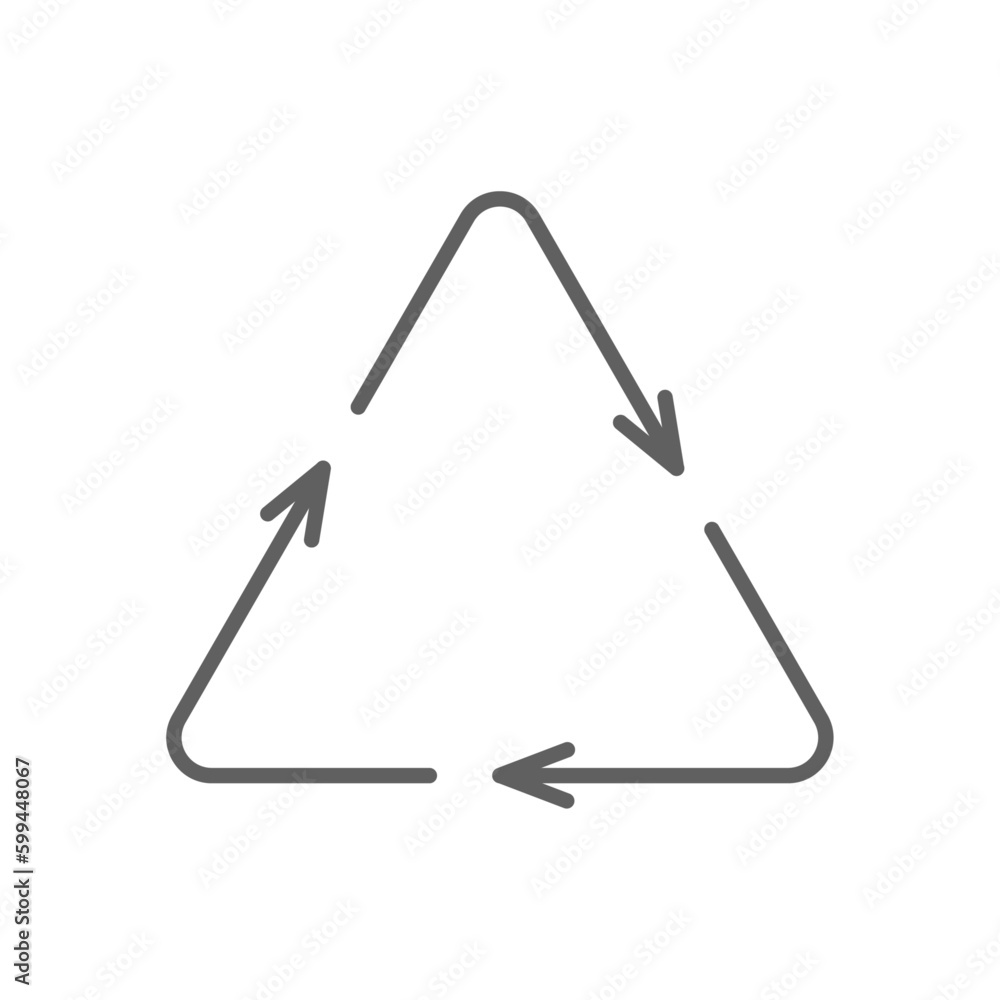 Recycle Ecology icon with black outline style. environment, recycling, earth, nature, trash, reuse, care. Vector illustration Recycle Ecology icon with black outline style. environment, recycling, earth, nature, trash, reuse, care. Vector illustration