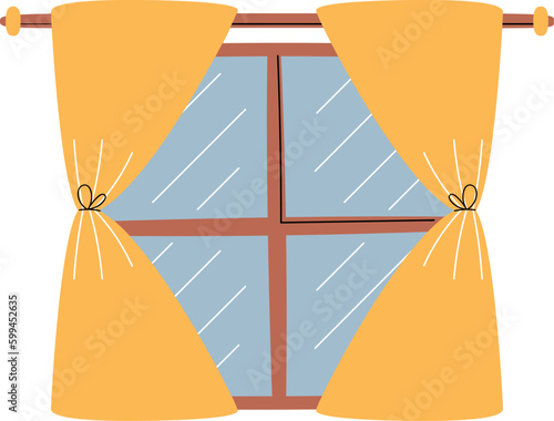 yellow curtains design
