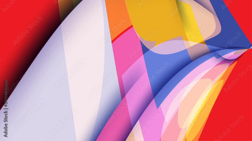 Obraz premium Abstract colorful geometric background