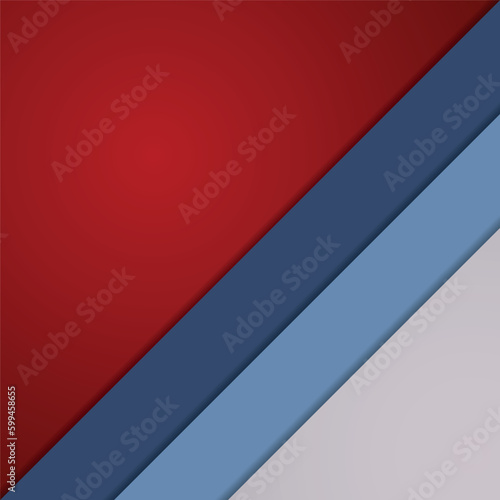 Abstract background with stripes. Red and blue abstract background.