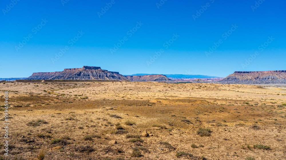 The Off Highway Vehicle Recreation area of Factory Butte near Caineville, Utah USA