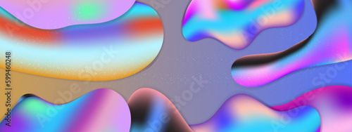Vector modern colorful colourful abstract background with fluid shapes