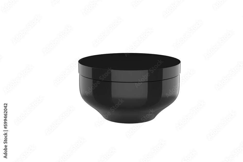 Matte Metallic Cosmetic Jar Mockup Isolated On White Background. 3d illustration Matte Metallic Cosmetic Jar Mockup Isolated On White Background. 3d illustration