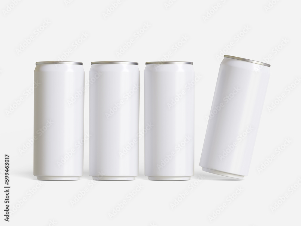 packaging for soda drinks that have been made using 3D software realistically with the same white color as in the real world packaging for soda drinks that have been made using 3D software realistically with the same white color as in the real world
