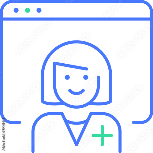Medicare Remote line icon