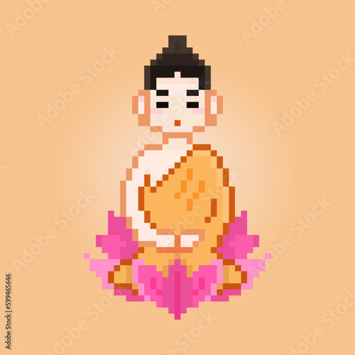 Vesak day holiday p[ixel icon