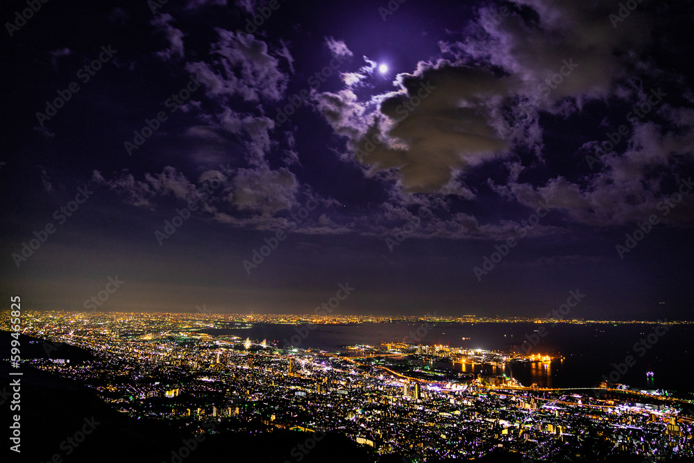 摩耶山からの神戸夜景