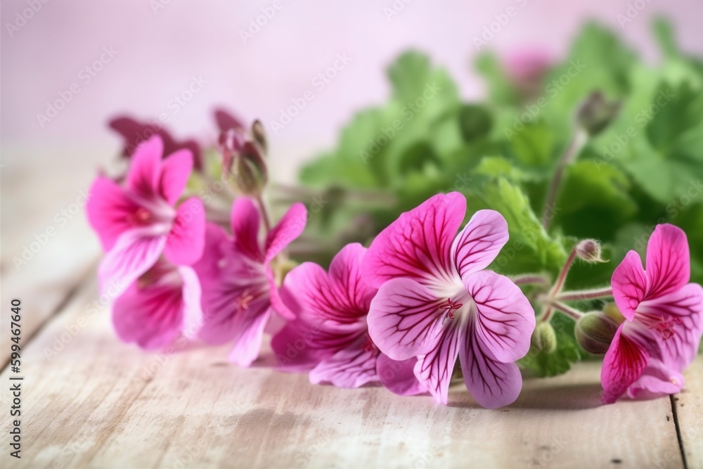 Fototapeta premium flowers background copy spring floral season space blossom leaf beautiful green nature. Generative AI.