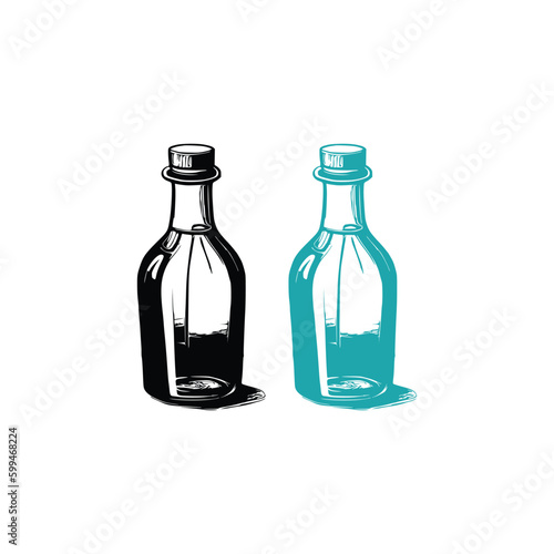 Glass Bottle Vector  vintage essential oils bottles vector  essential oils bottles  Medicine bottles vector.