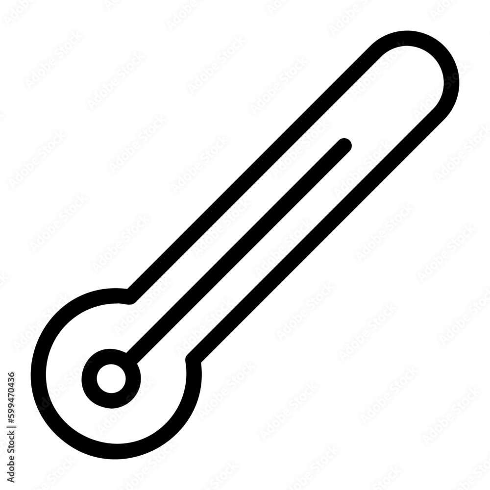 thermometer line icon thermometer line icon