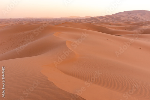 Beautyful Sahara desert at Morrocco