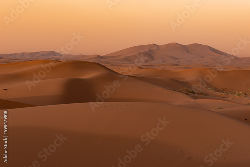 Beautyful Sahara desert at Morrocco