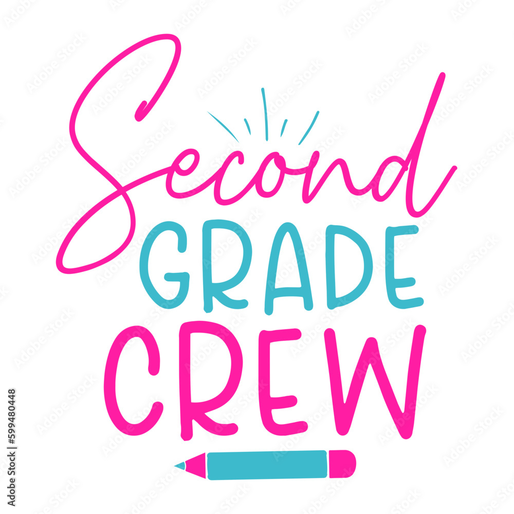 Back to school lettering quote design