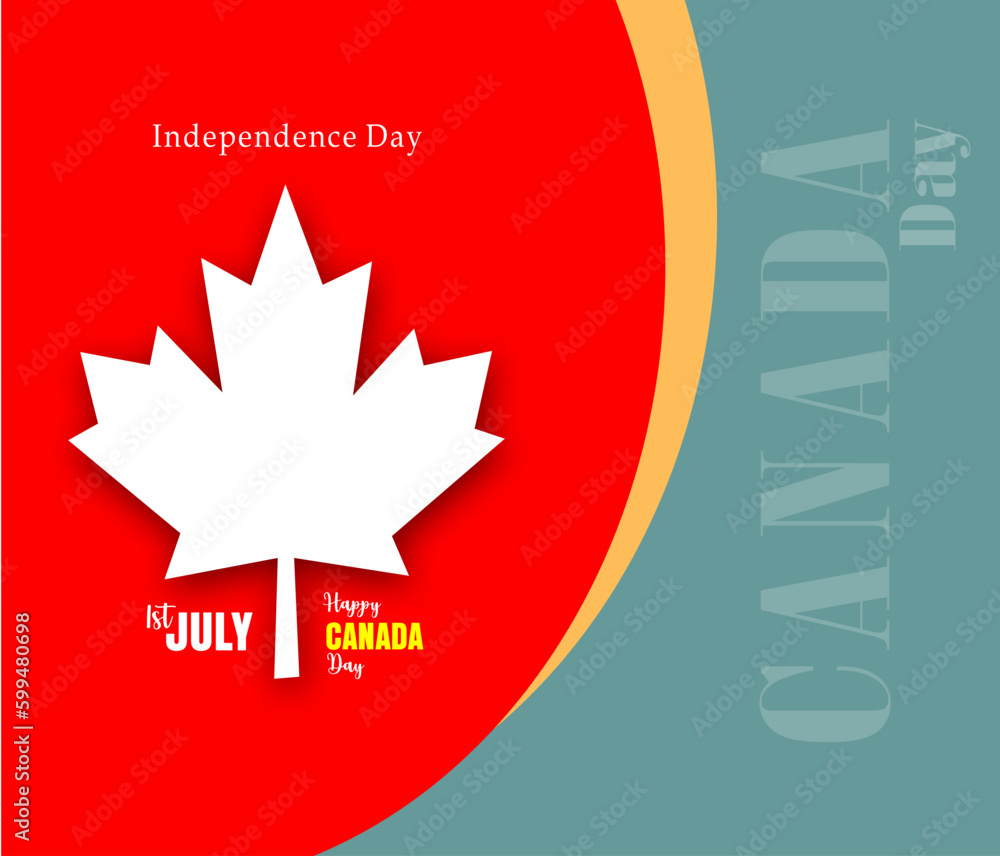 Fototapeta premium Canada Day, Independence day, 1st July