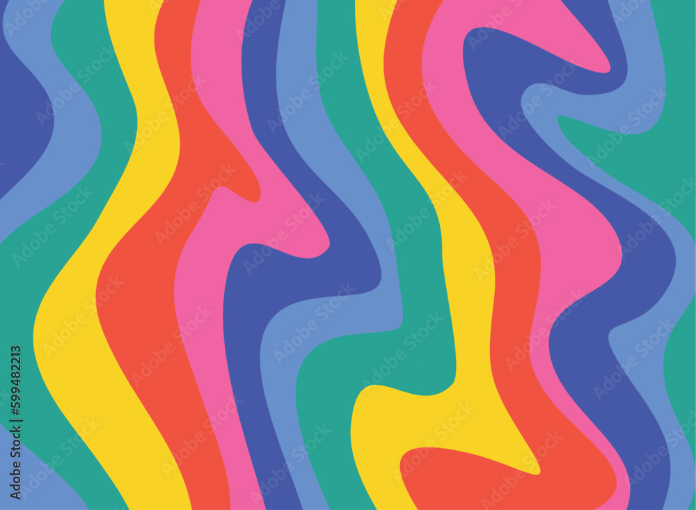 Colorful Abstract Background Rainbow Lines Colorful Abstract Background Rainbow Lines