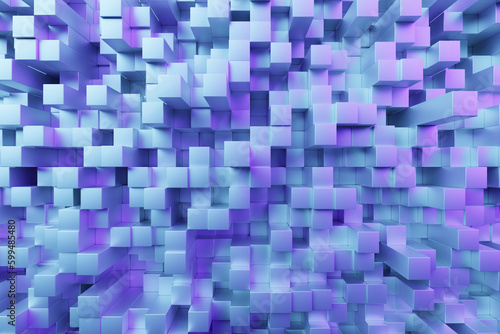 Purple    polygonal pattern  geometric 3d texture
