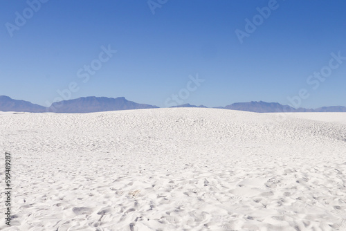 White sand beach New Mexico 