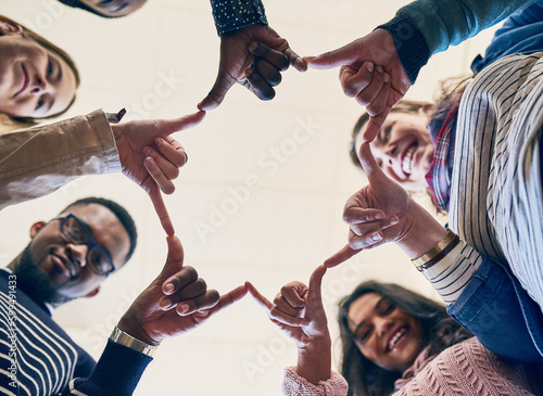 Bild auf Leinwand Our inner circle of friends