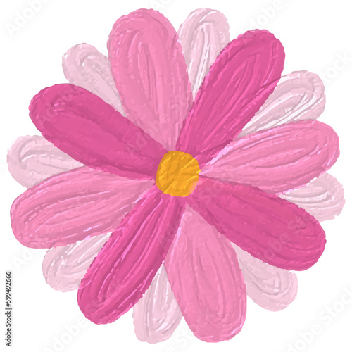 Pink flower icon