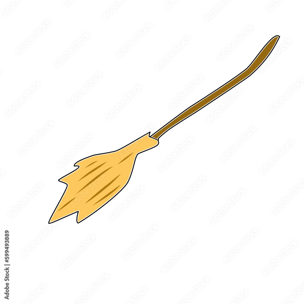 witch broom stick icon witch broom stick icon