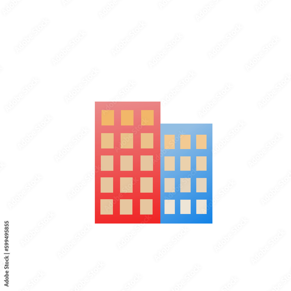 building icon set