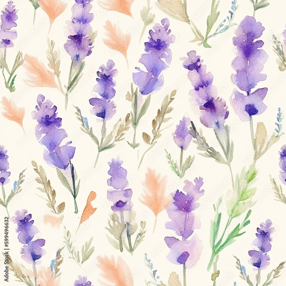 Floral seamless pattern of white anemone flowers. AI generated watercolor illustration digital art. Fabric print, decoration, wall art, printable. AI generated Image on the white background. Floral seamless pattern of white anemone flowers. AI generated watercolor illustration digital art. Fabric print, decoration, wall art, printable. AI generated Image on the white background.