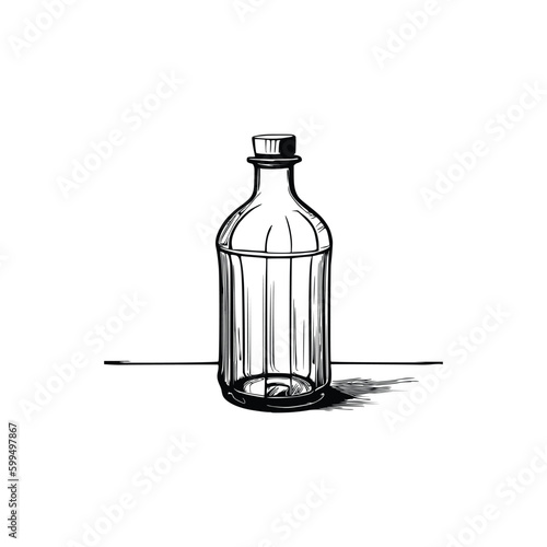 Glass Bottle Vector, vintage essential oils bottles vector, essential oils bottles, Medicine bottles vector.