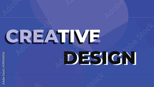 Creative design agency advertising banner