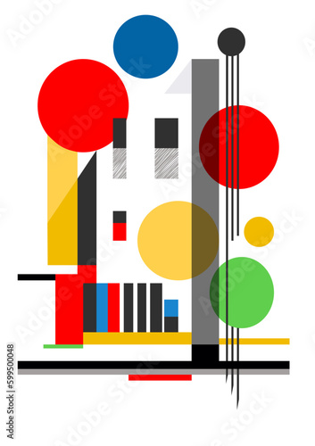 Fondos geométricos abstractos. Neo geo patrón, cartel minimalista retro, conjunto de gráficos ilustración vectorial. Patrón abstracto de moda con cuadrados y círculos de color