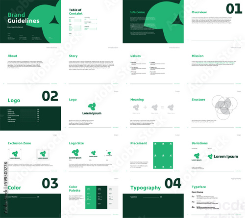 Landscape Brand Manual Template 