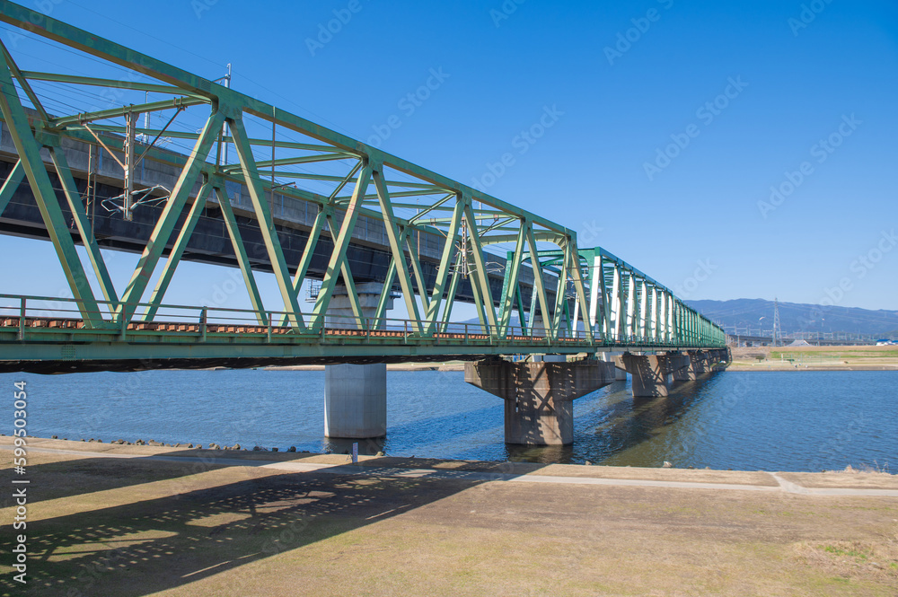JR九州・鹿児島本線の筑後川橋梁