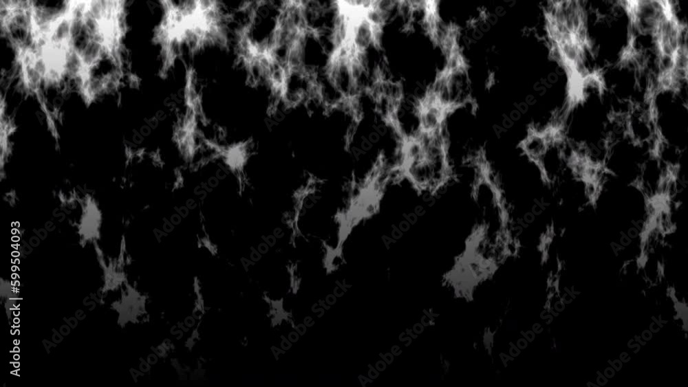 Abstract loop animated background white flame. black and white 4K. Abstract loop animated background white flame. black and white 4K.