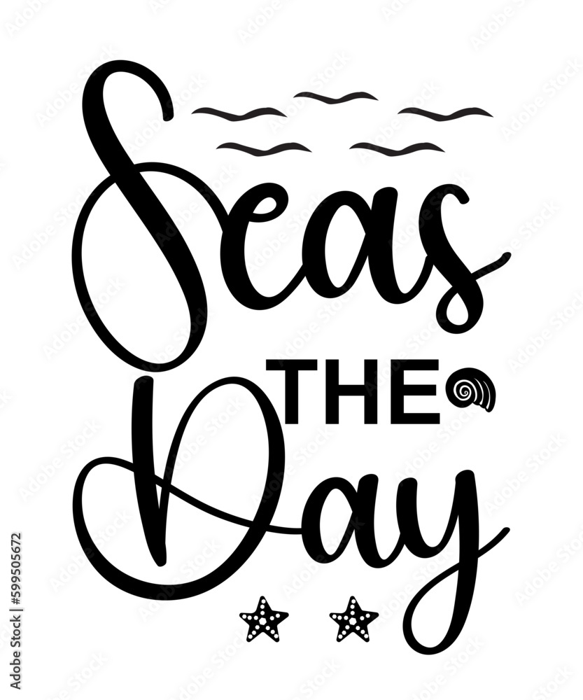 Beach lettering quote design Beach lettering quote design