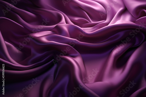 Wallpaper Mural Purple fabric colored silk satin background Generative AI Torontodigital.ca