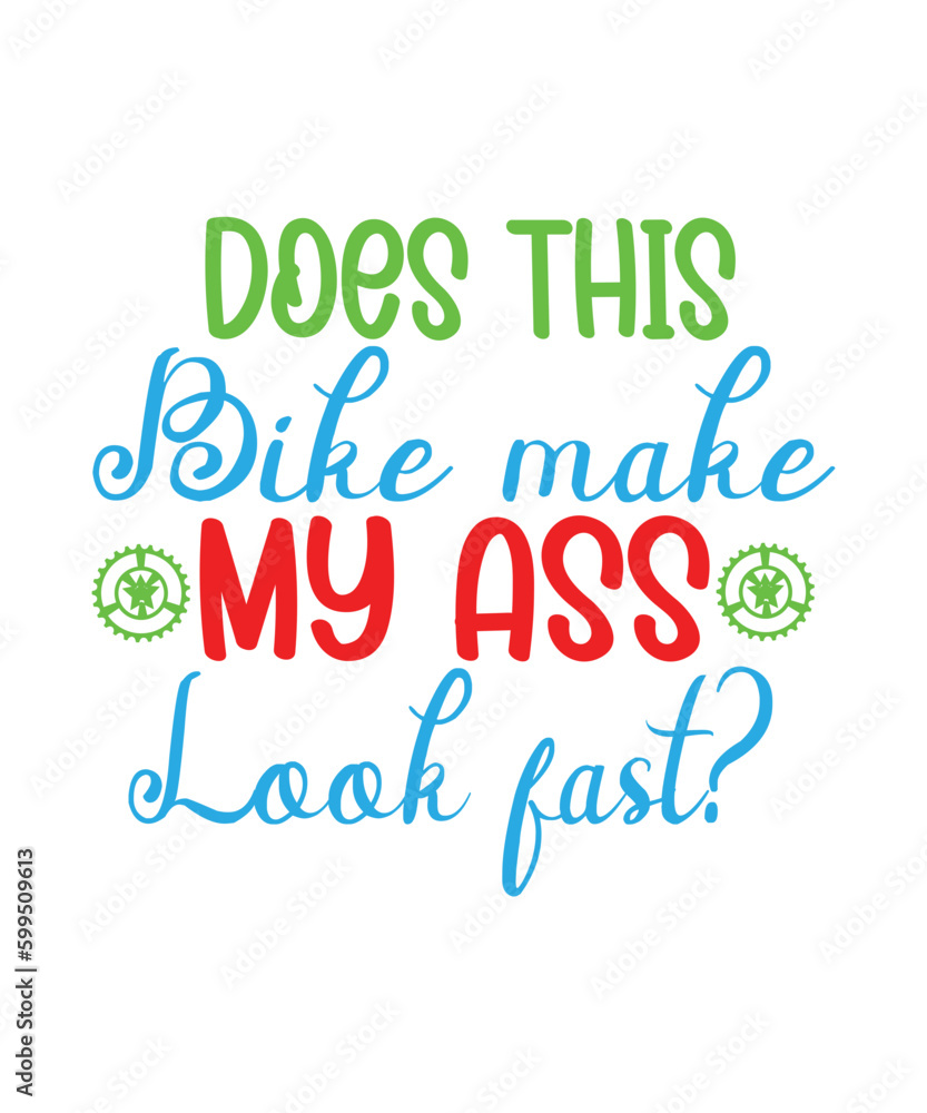 Bicycle lettering quote design