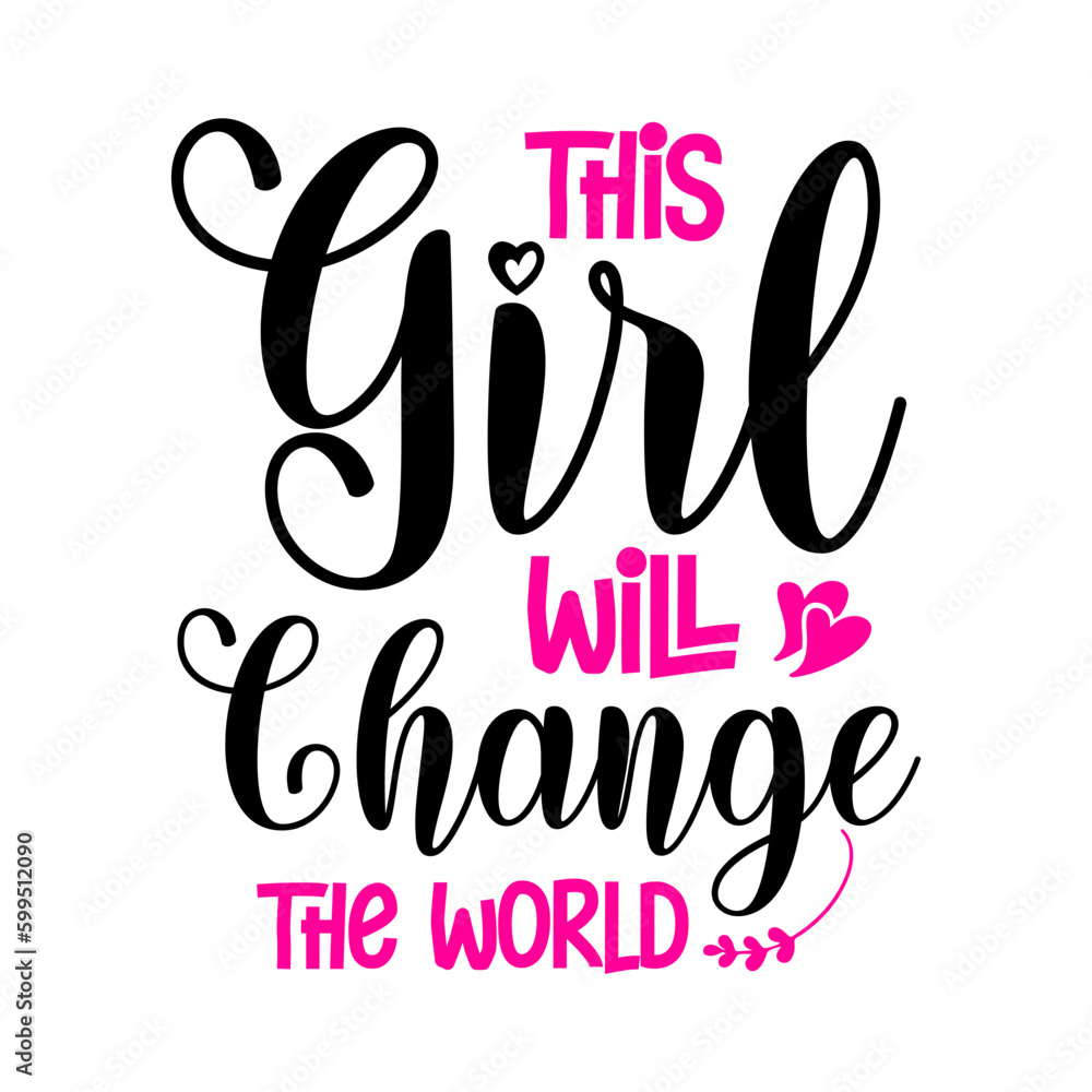 Black girl isolated typography design Black girl isolated typography design