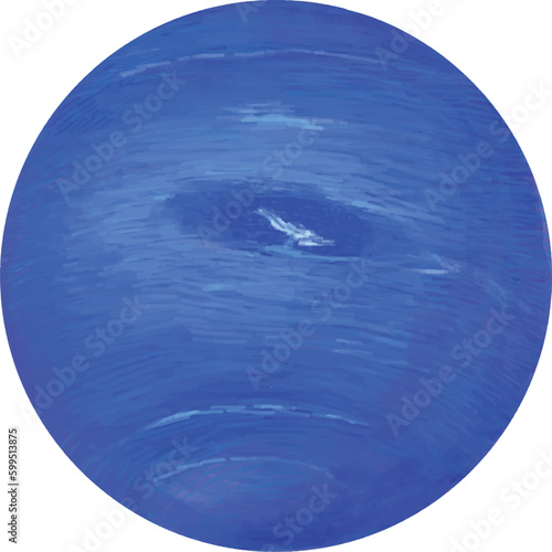 Clip art of Neptune