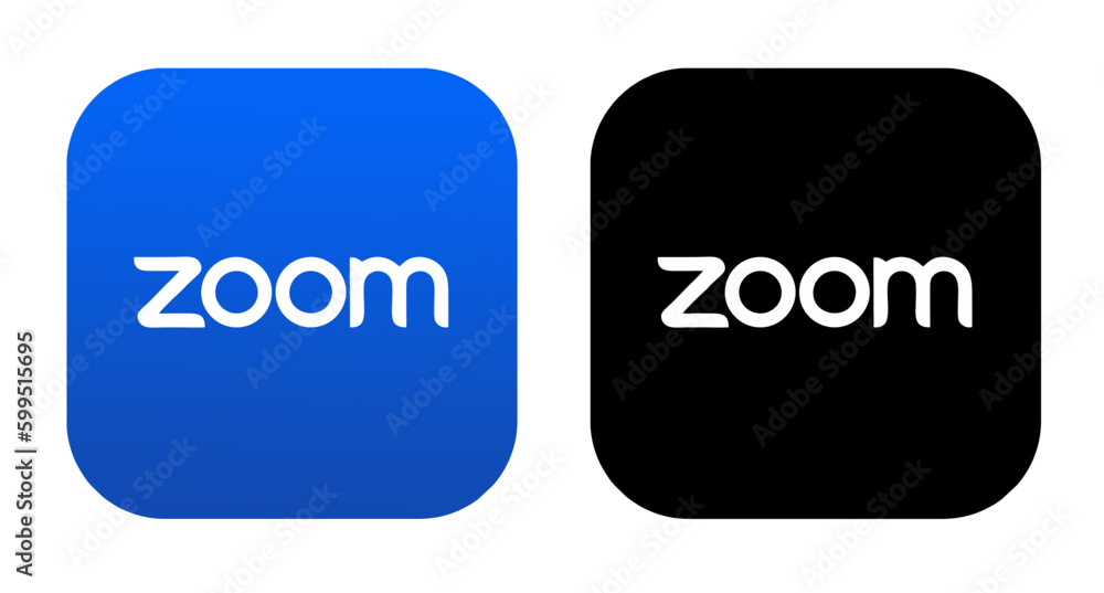 Zoom App icon png Stock Vector | Adobe Stock
