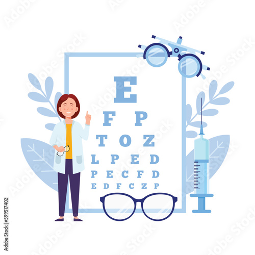 Doctor with glasses and a stethoscope in front of a frame with a doctor