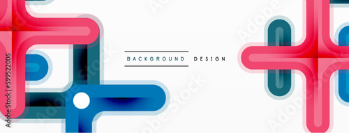 Cross line background minimal geometric template. Design for wallpaper, banner, background, landing page, wall art, invitation, prints, posters