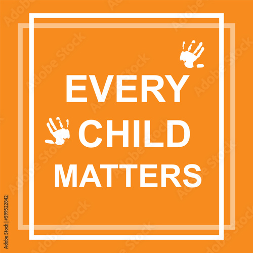 Every Child Matters concept. Vector Illustration icon
