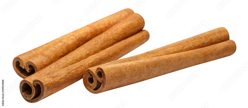 Delicious cinnamon sticks cut out Delicious cinnamon sticks cut out