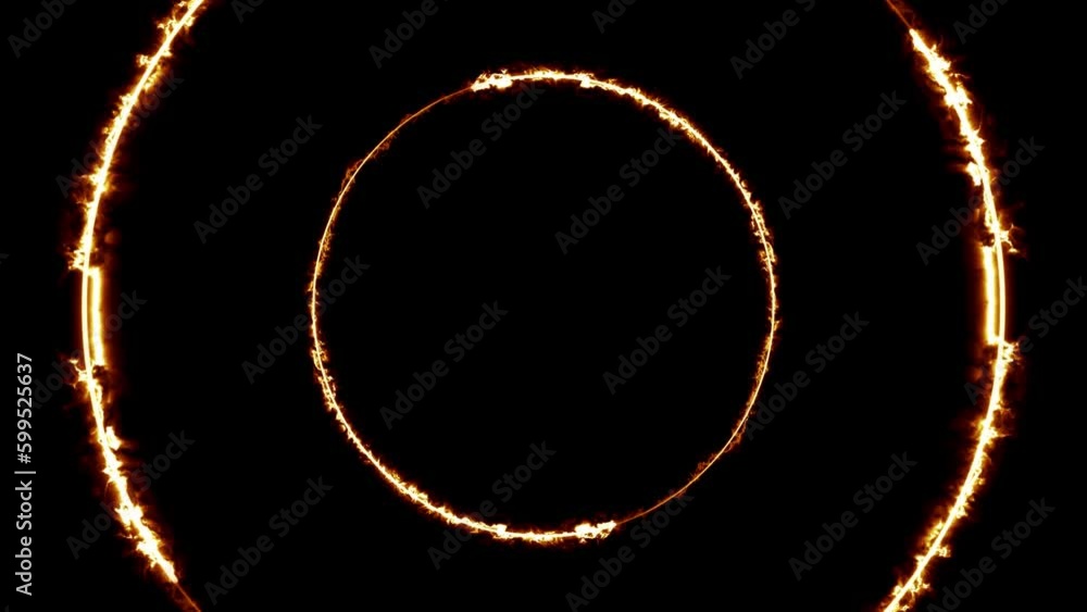 Rotating neon light circle of energy. Particle energy spiral. Abstract technology, science, engineering artificial intelligence. Continuous infinite loop Rotating neon light circle of energy. Particle energy spiral. Abstract technology, science, engineering artificial intelligence. Continuous infinite loop