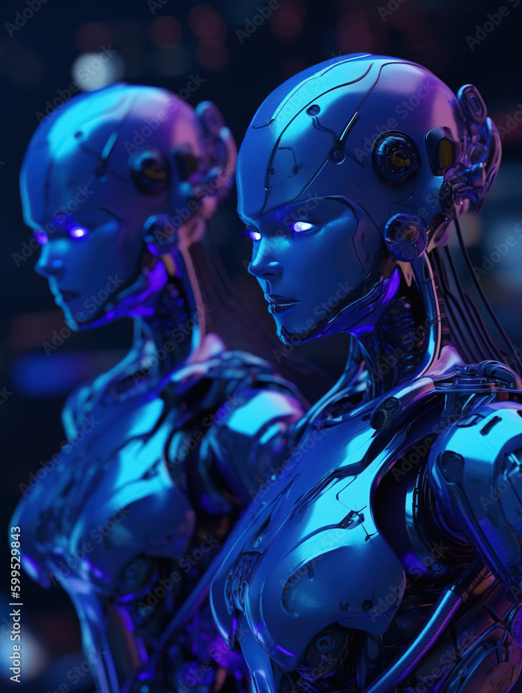 Terrifying Robots,created with Generative AI tecnology. Terrifying Robots,created with Generative AI tecnology.