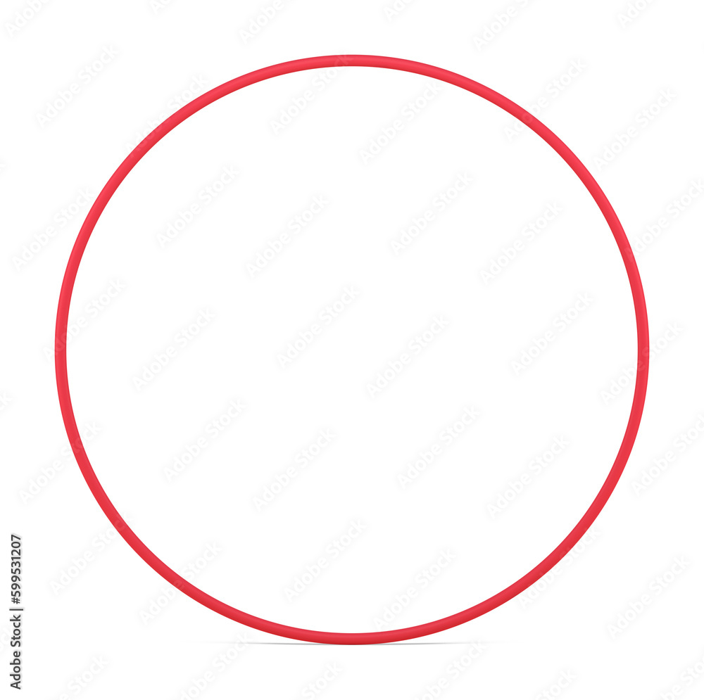 3d red ring luxury elegant circle decor element premium fashion design 3d red ring luxury elegant circle decor element premium fashion design