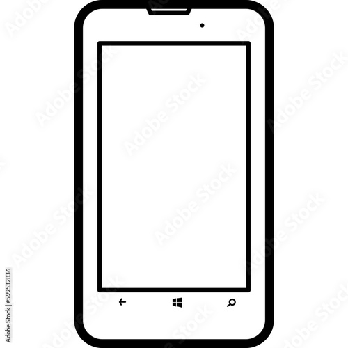Mobile Phone Popular Model Nokia Lumia Icon photo