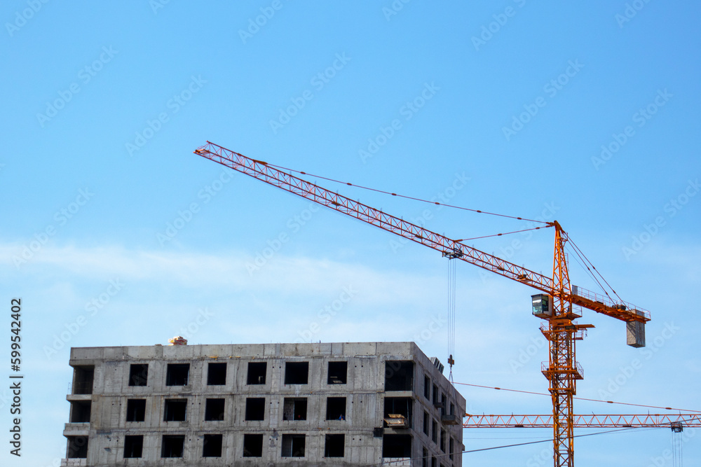 tower crane. construction of a high-rise building
tower crane. construction of a high-rise building