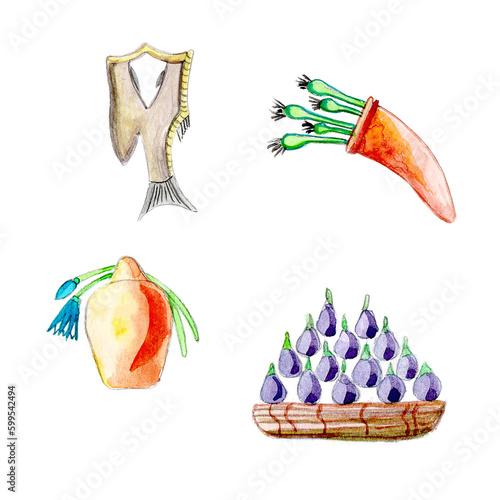 basket with fruits