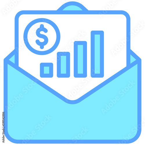 communication mail business and finance icons.