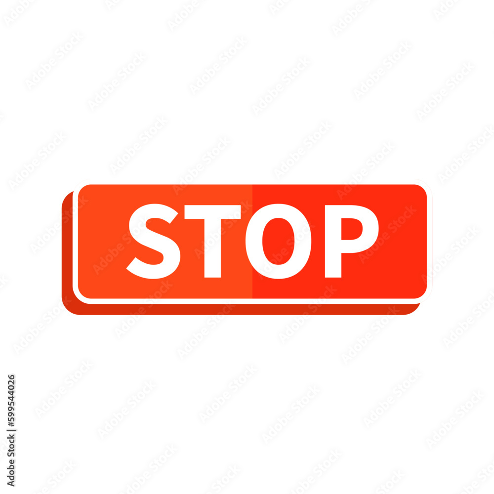 Stop Button In Orange Duo Tone Rectangle Shape And White Line
Stop Button In Orange Duo Tone Rectangle Shape And White Line